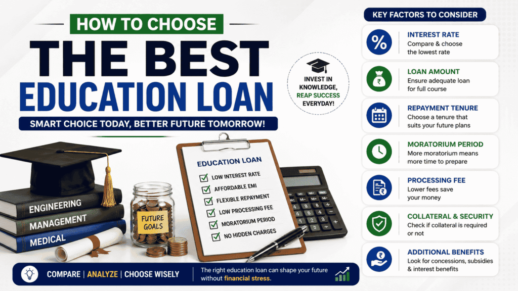 How to Choose the Best Education Loan